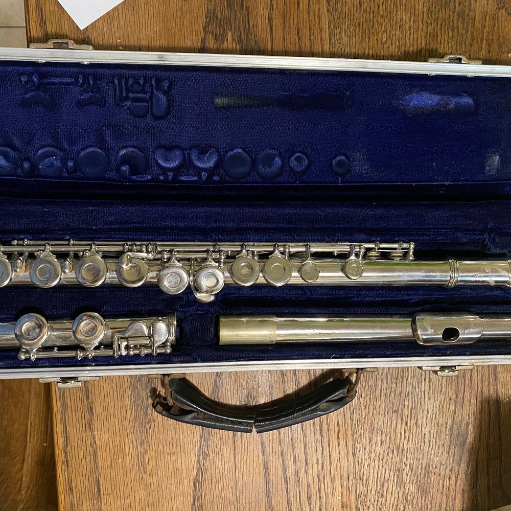 SOLD -- Flute- metal instrument--Armstrong brand